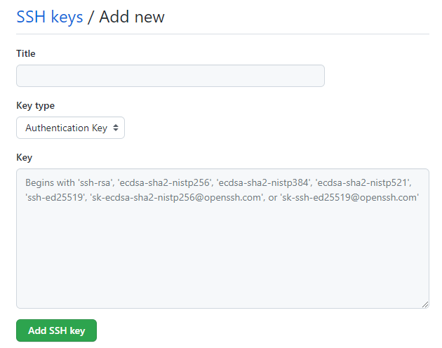 ssh-key